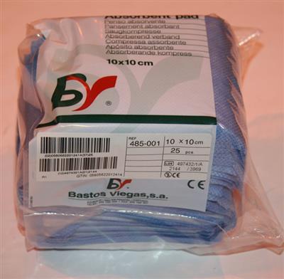 BV NON-STERILE ABSORBENT PAD 10 X 10
