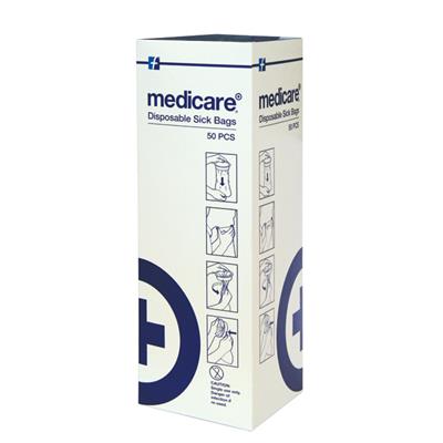 MEDICARE SICK BAGS (BOX OF 50)