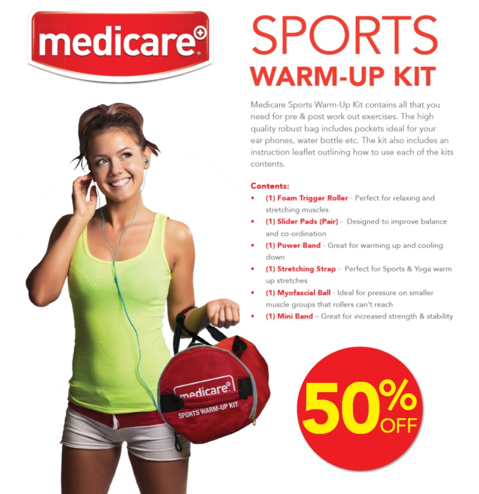 Medicare Sports Warm Up Kit Offer