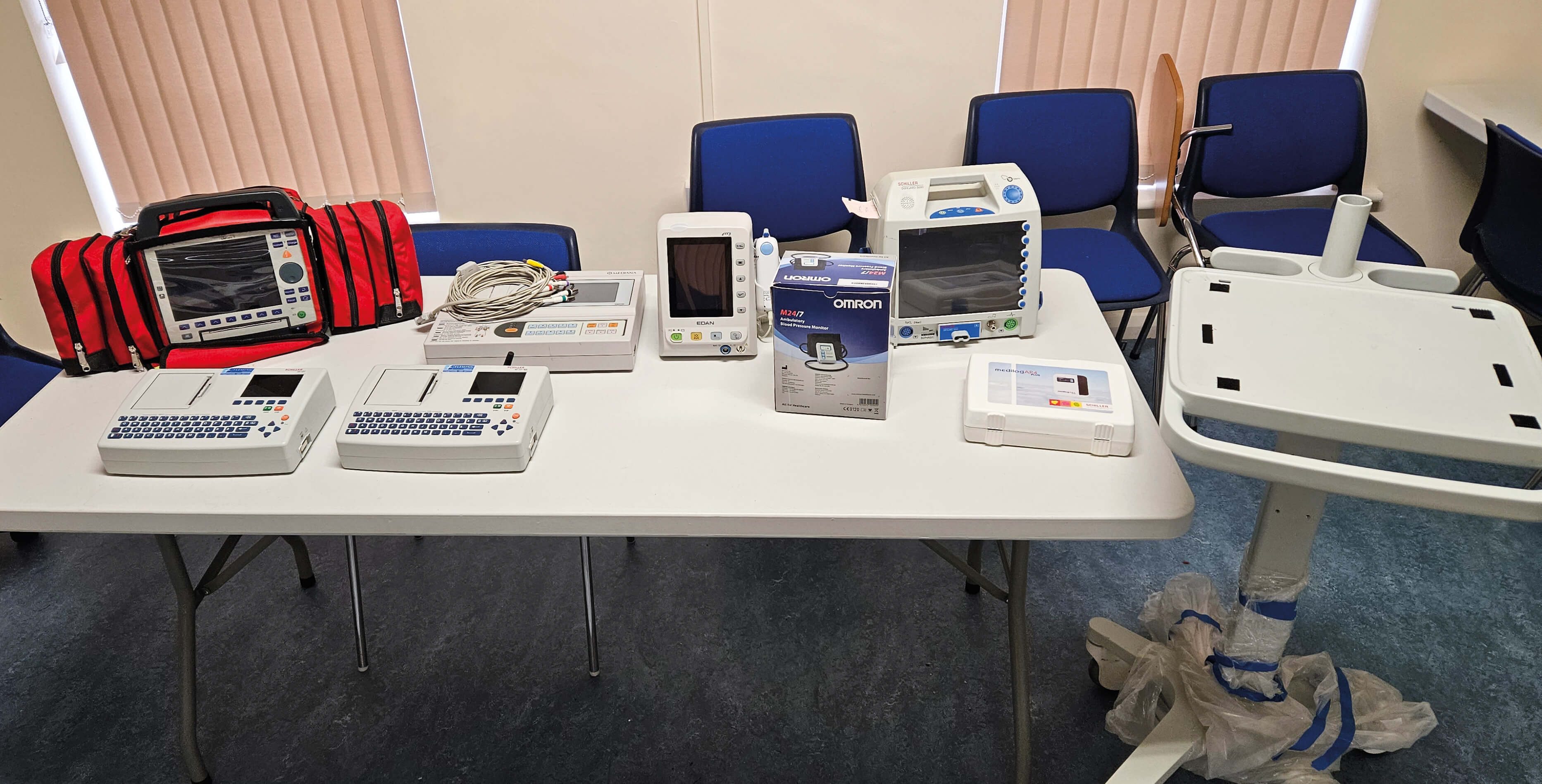 Donated equipment to Irish Red Cross