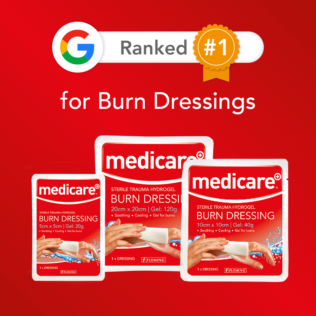 Burn Dressings Ranked 1 on Google