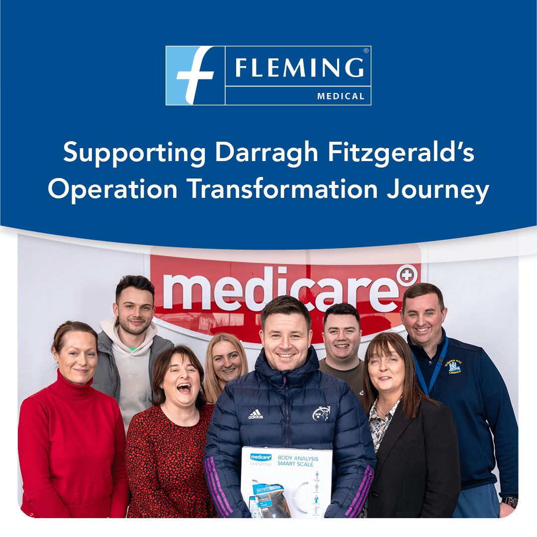 Fleming Medical support Darragh Fitzgerald on RTE Operation Transformation