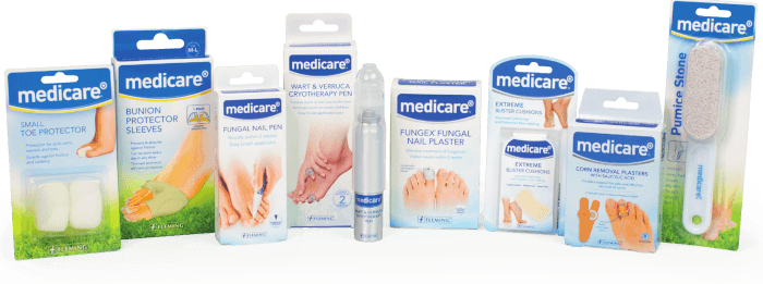 Medicare Footcare Range