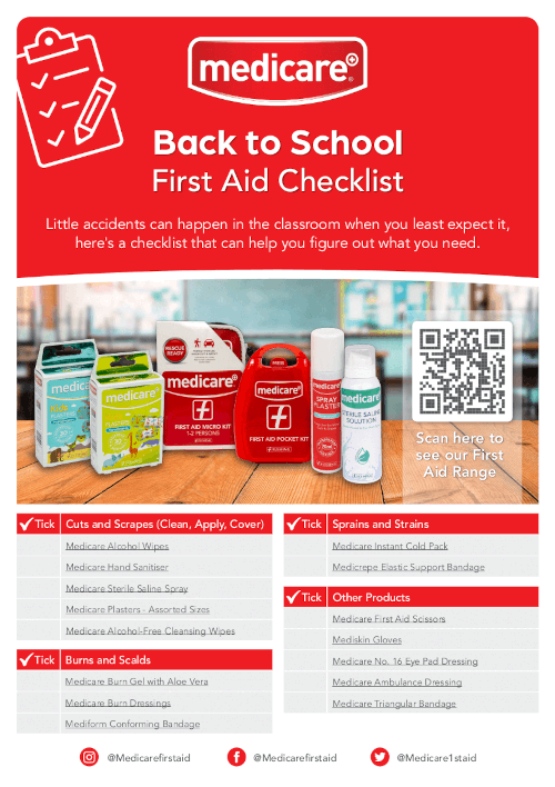 Back to School Checklist Download Preview