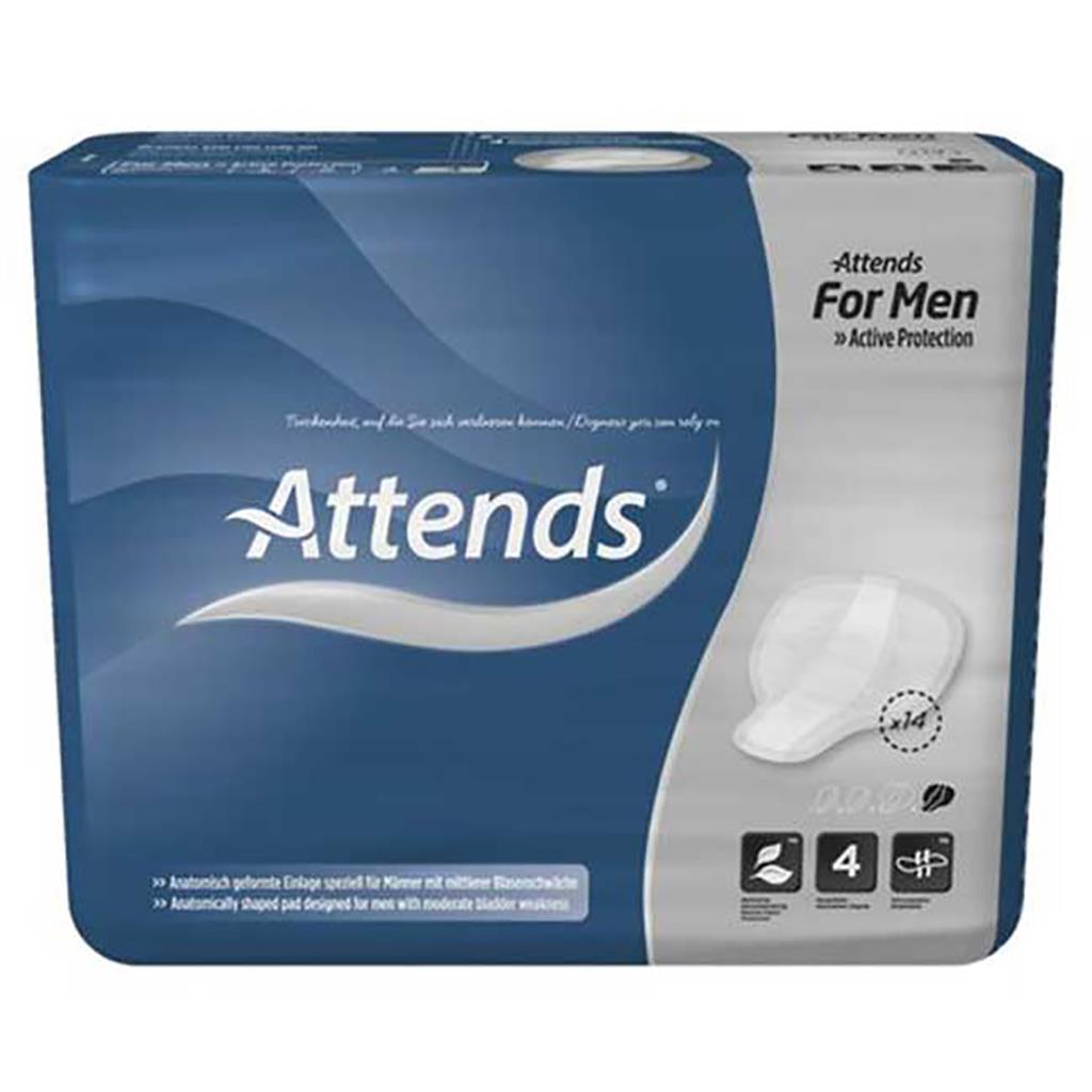 ATTENDS STRESS PADS FOR MEN LEVEL 4 14'S