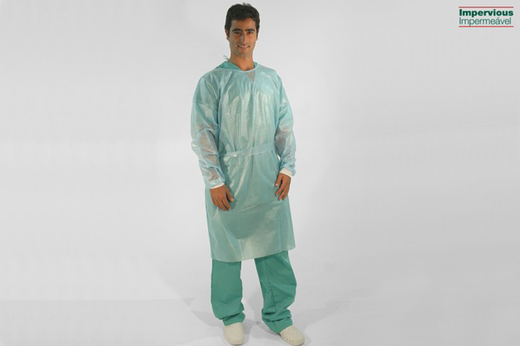 BV VISITOR GOWNS NON STERILE Impervious - Blue (10's)