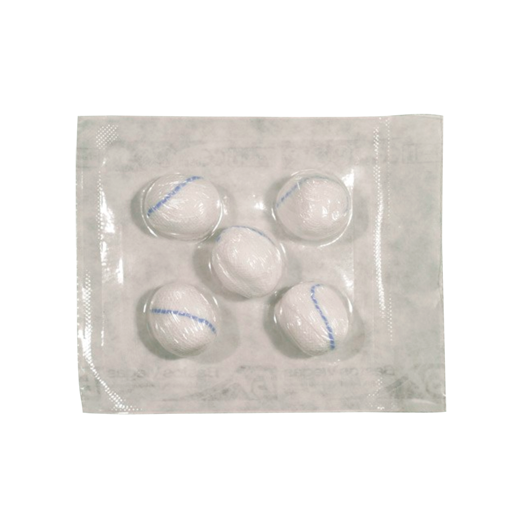 BV X-RAY DET. STERILE GAUZE BALLS F (25 x 5 Packs)