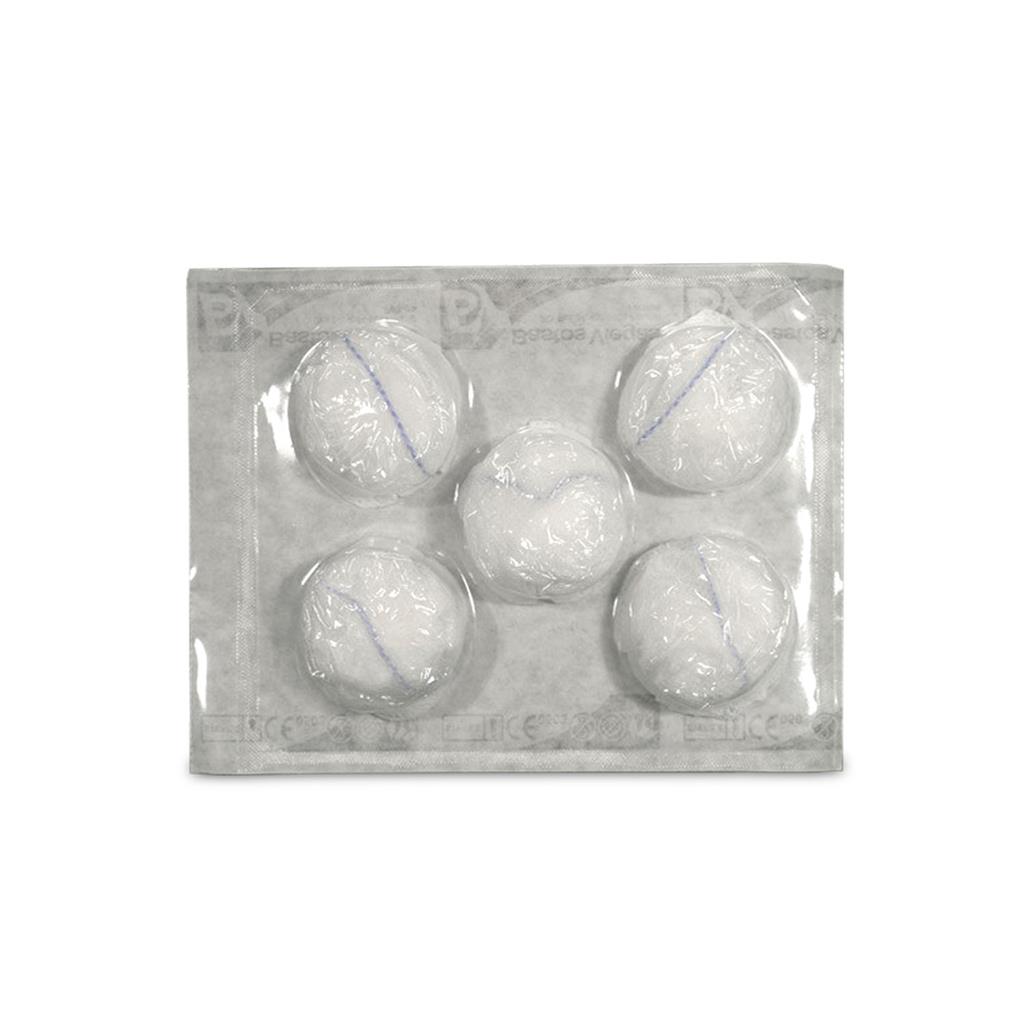 BV STERILE NON WOVEN BALLS WITH ELASTIC RING- 160 X 5 PCS