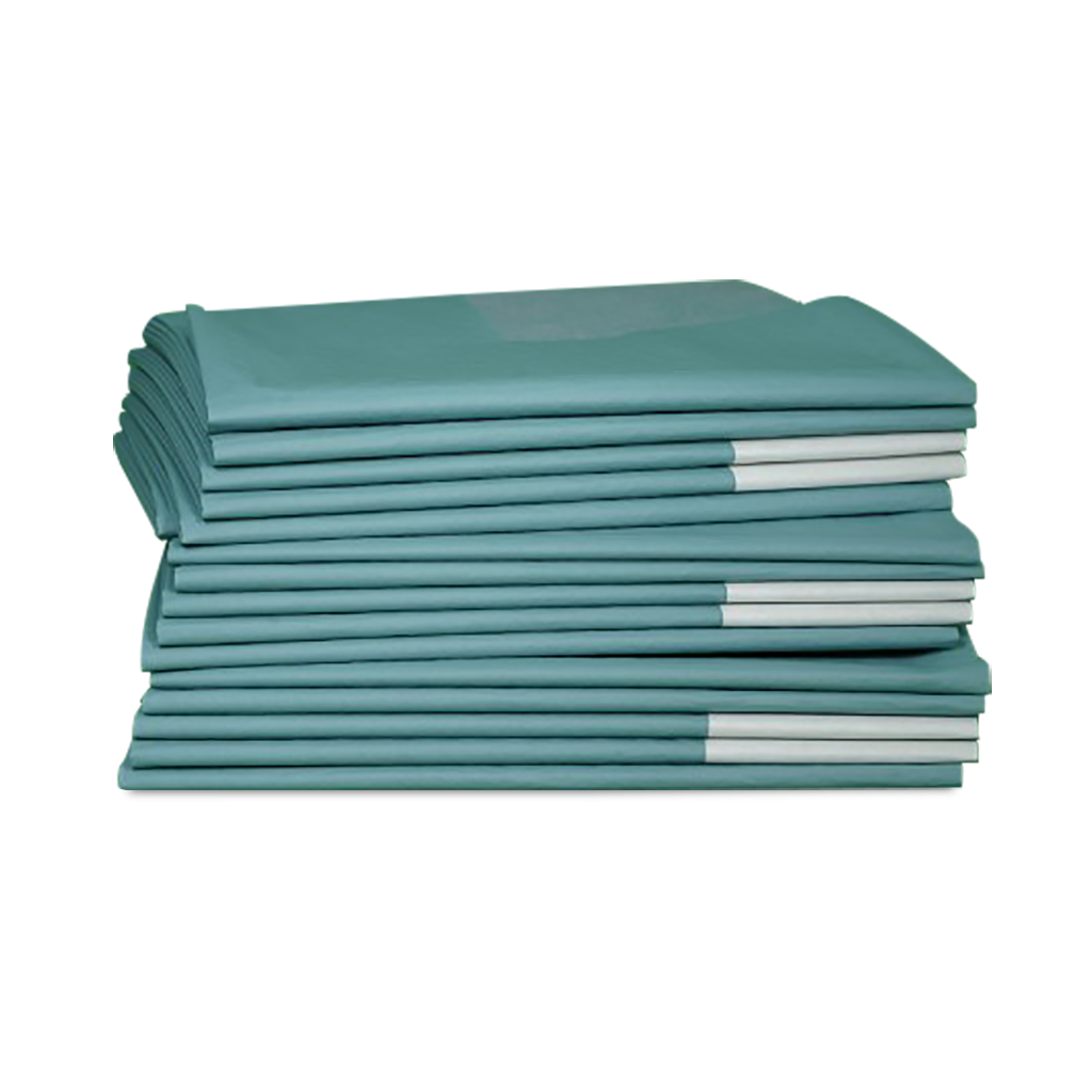 BV DRAPES 2 LAYERS STERILE ADHESIVE DRAPES 100x150cm - Adh. 5x60cm (20)