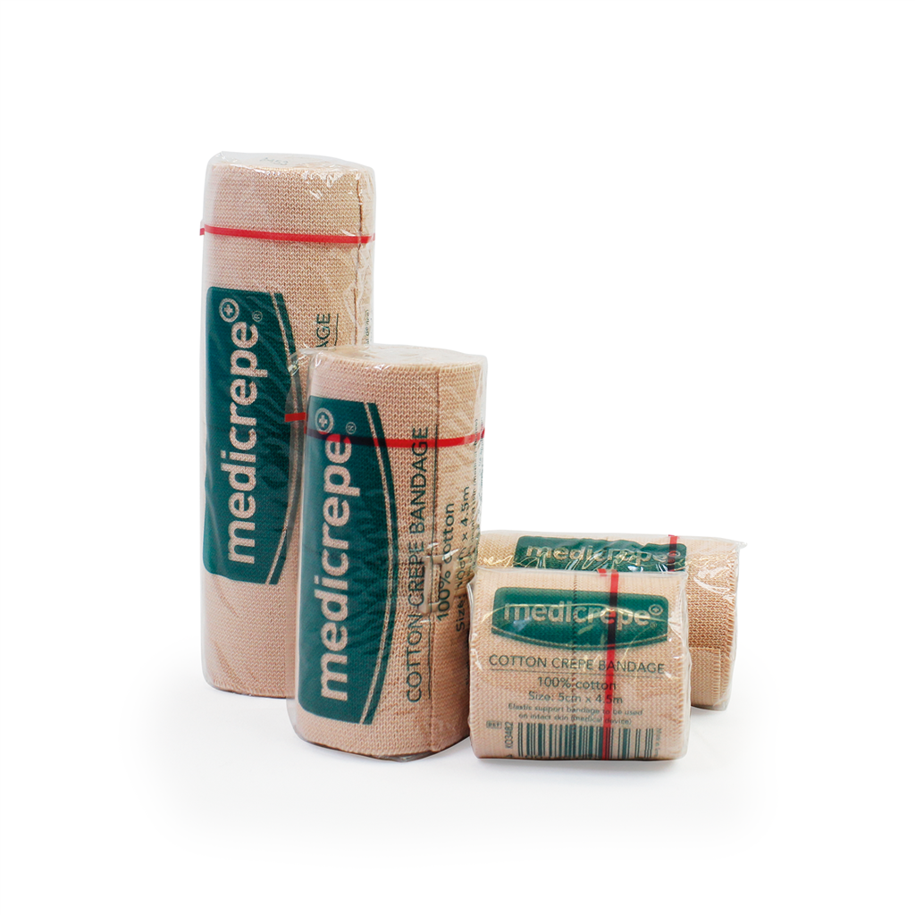 MEDICARE CREPE BANDAGE BP 7.5CM X 4.5M