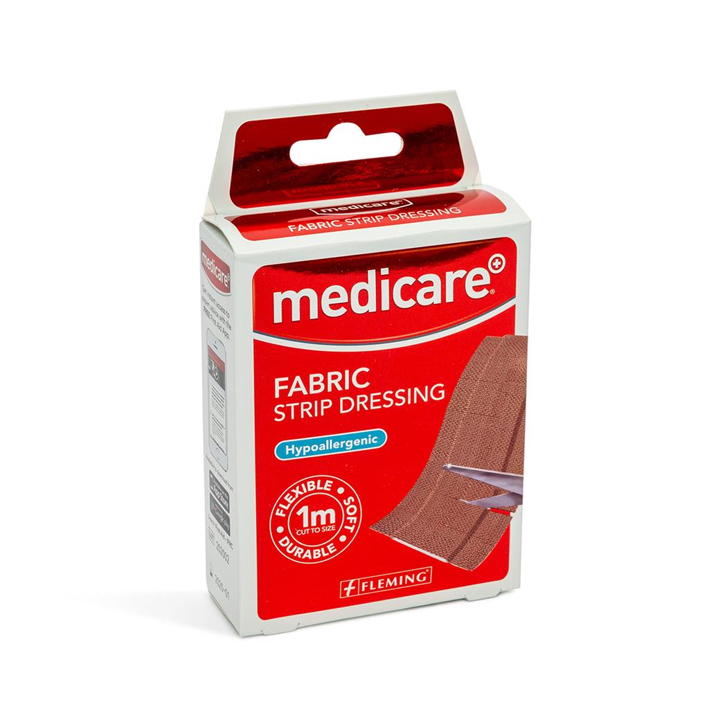 MEDICARE FABRIC STRIP 1M X 6CM (DISPLAY OF 10)