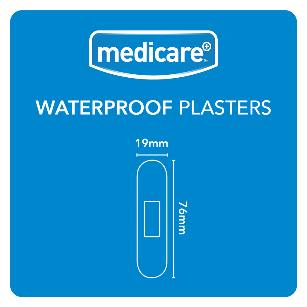 MEDICARE WATERPROOF PLASTERS 30'S (DISPLAY OF 10)