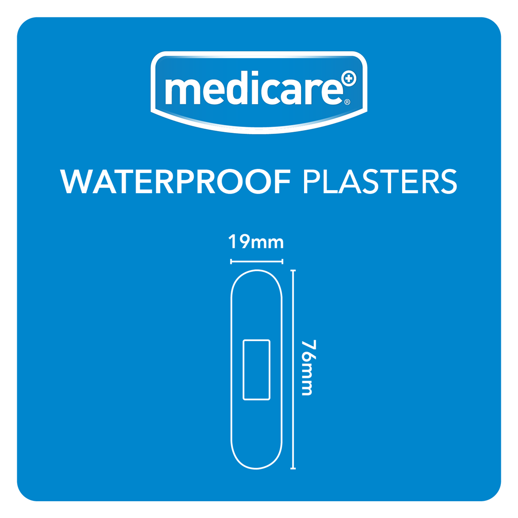 MEDICARE WATERPROOF PLASTERS 10'S (DISPLAY OF 30)