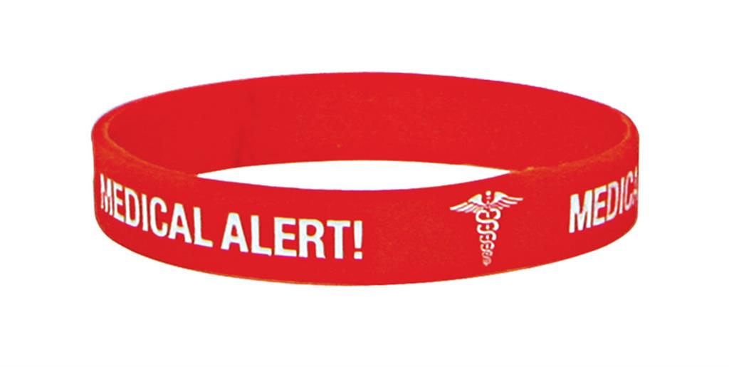 Medical ID Band, Medical Alert, Medical Bracelet, Write On Band