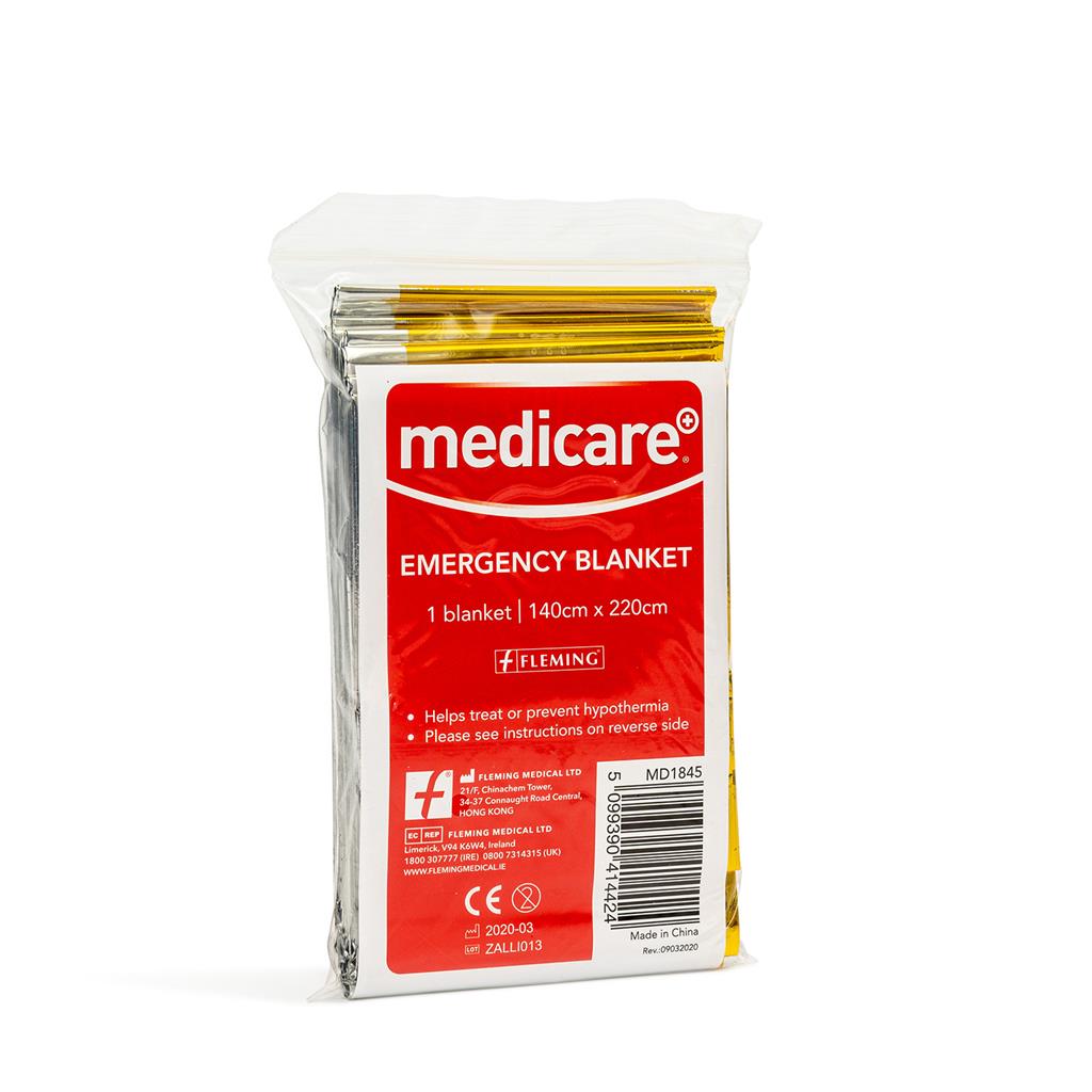 MEDICARE FOIL RESCUE BLANKET - ADULT 160 X 210CM