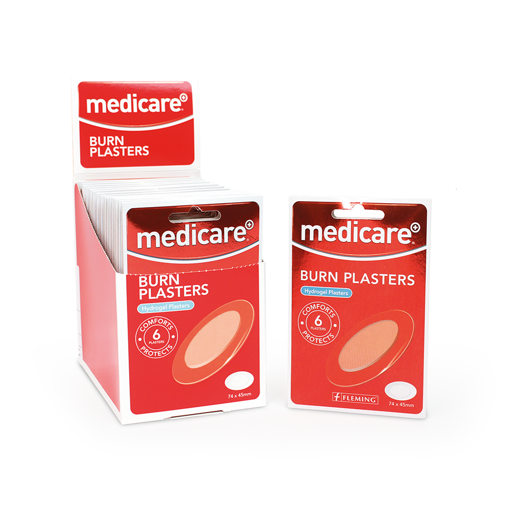 MEDICARE BURN PLASTERS 6'S (DISPLAY OF 16)