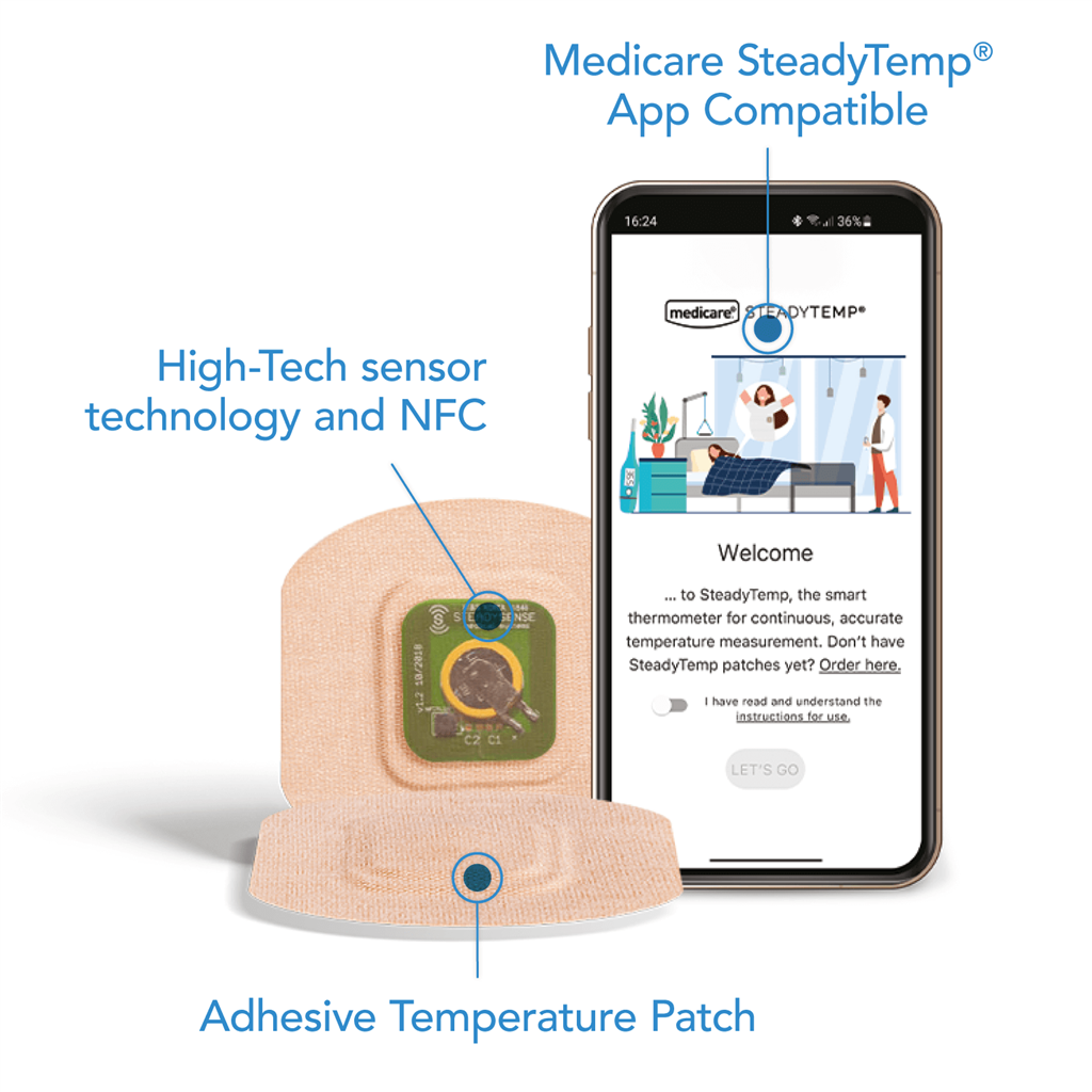 MEDICARE STEADYTEMP SMART THERMOMETER