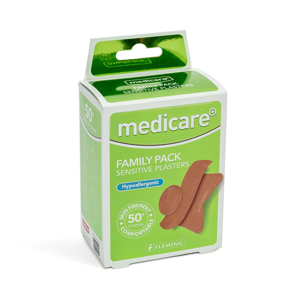 MEDICARE SENSITIVE PLASTERS FAMILY PACK OF 50 (DISPLAY OF 6)