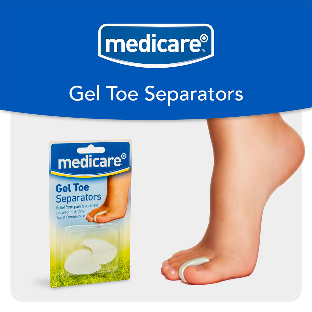 MEDICARE GEL TOE SEPARATOR 2's