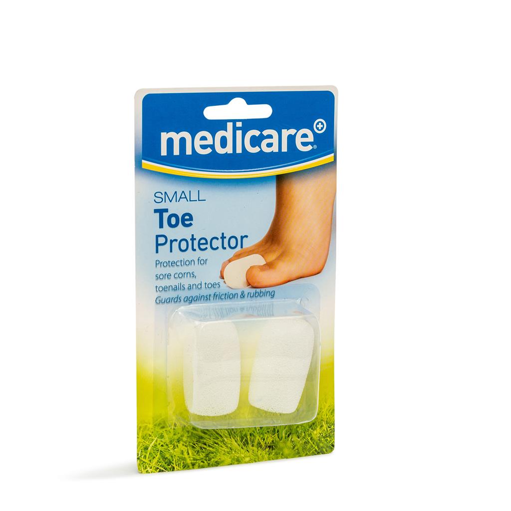 MEDICARE FOAM TOE PROTECTOR SMALL 2's