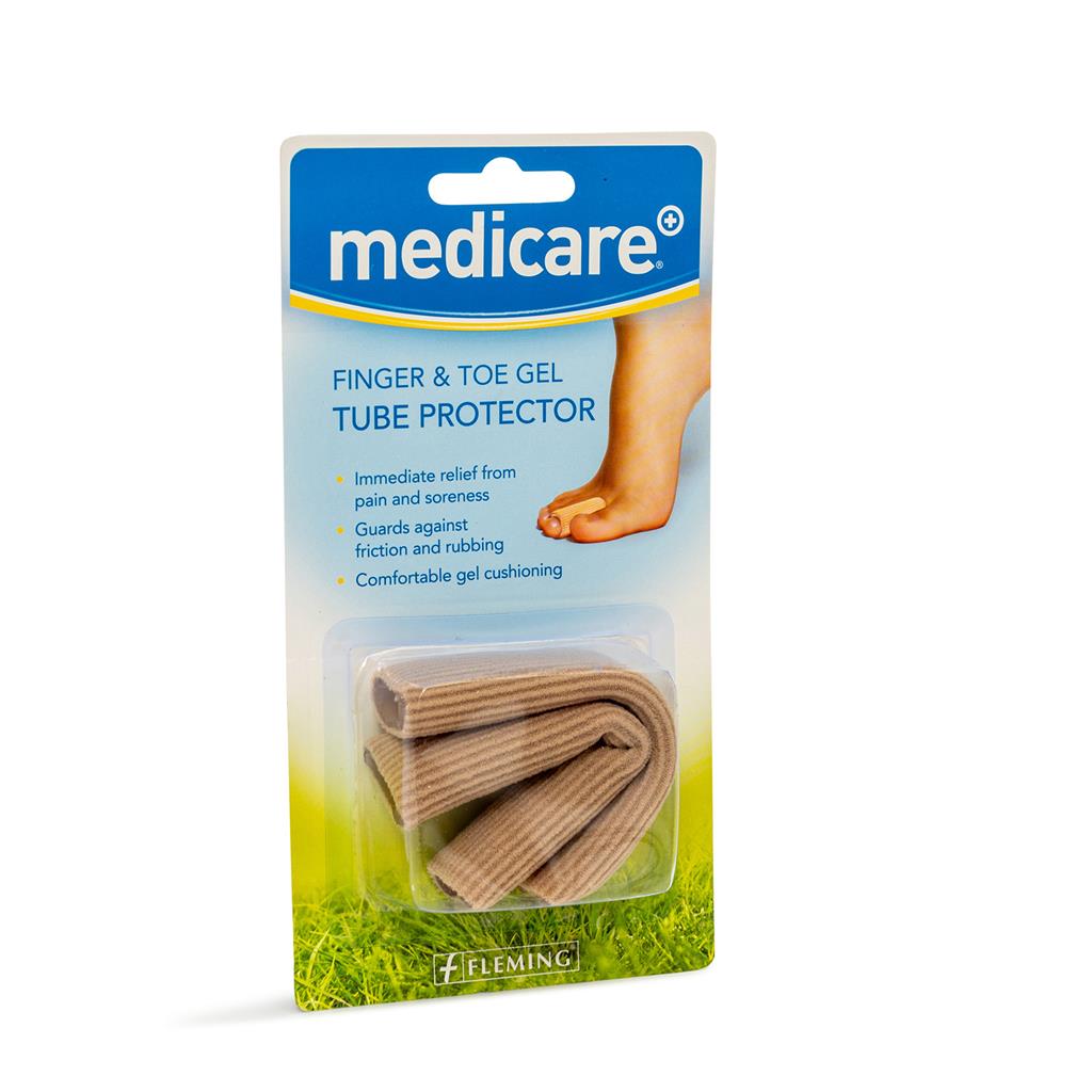 MEDICARE FINGER & TOE GEL TUBE PROTECTOR 2's