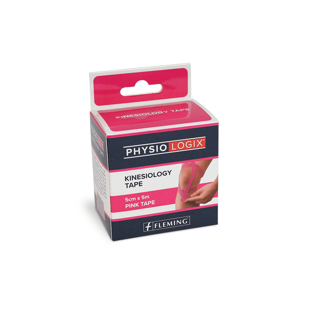 PHYSIOLOGIX PINK KINESIOLOGY TAPE 5CM X 5M