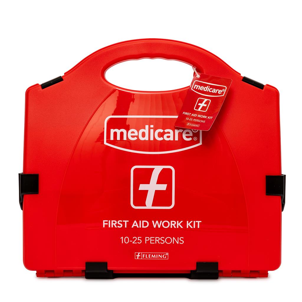 MEDICARE FIRST AID WORK KIT 10-25 PERSONS