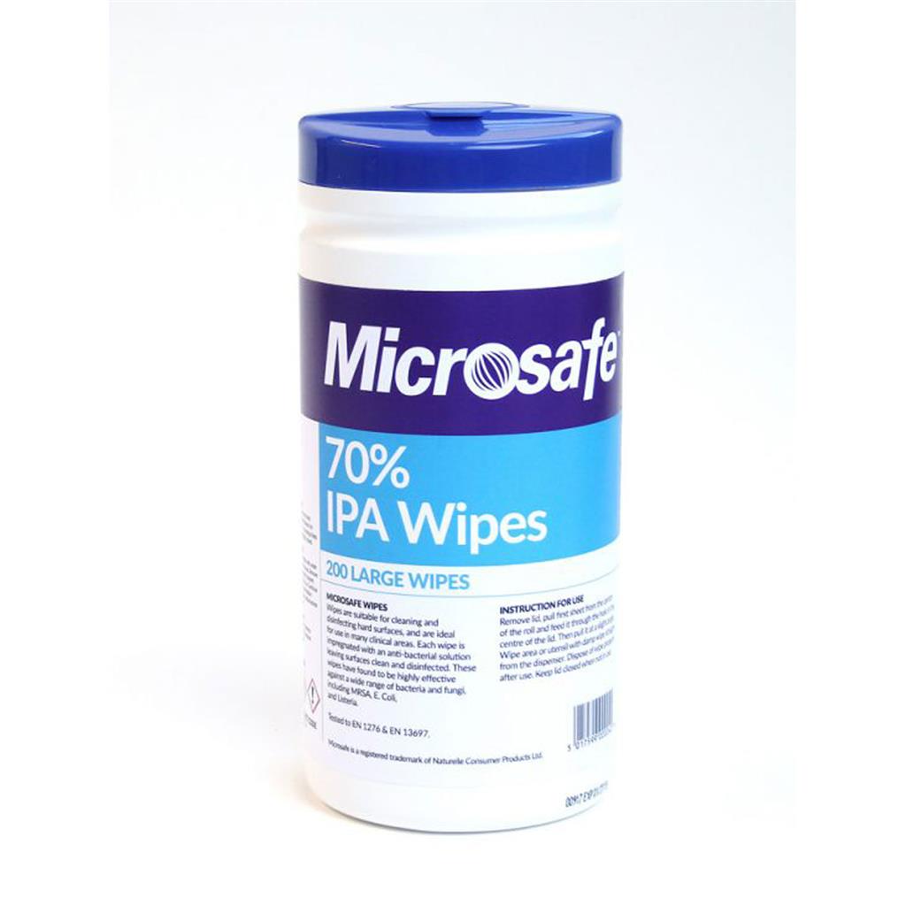 MICROSAFE ALCOHOL WIPES ( 200s)