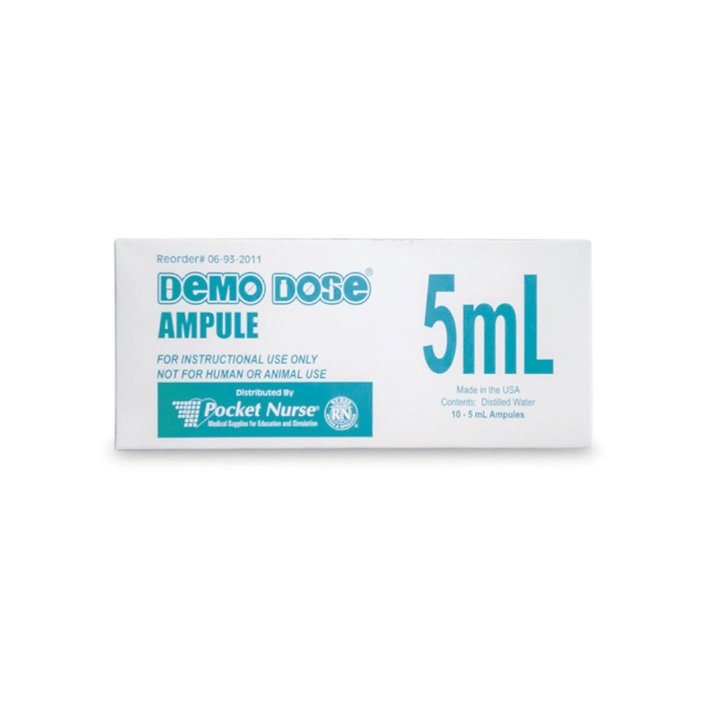 Demo Dose® Clear Ampule - 5 ml(pack of 100)