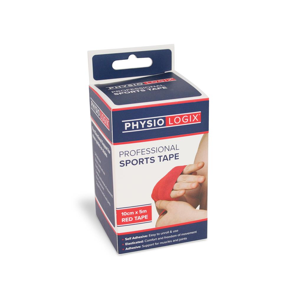 PHYSIOLOGIX SPORTS TAPE 10CM X 5M - RED