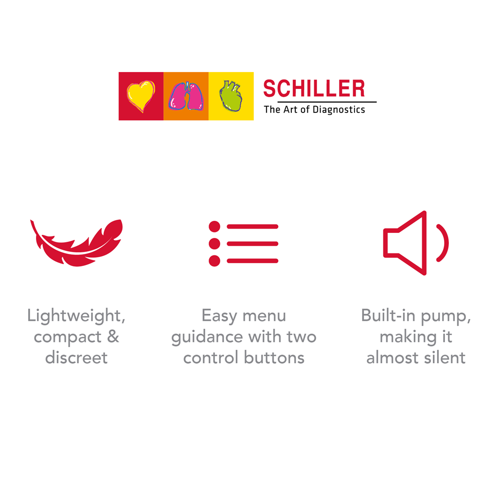 SCHILLER BR-102 PLUS 24HR AMBULATORY BLOOD PRESSURE MONITOR