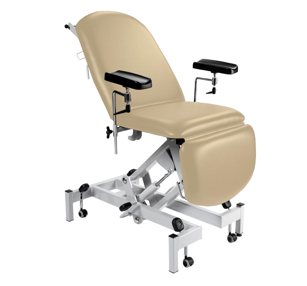 FUSION PHLEBOTOMY CHAIR WITH HYDRAULIC HEIGHT ADJUSTMENT