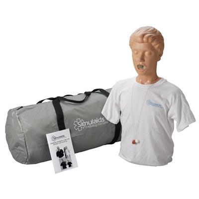 SIMULAIDS ADULT CHOKING MANIKIN WITH CARRY BAG