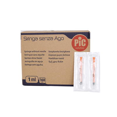 PIC HYPODERMIC SYRINGE 1ML -INSULIN SYRINGE (160)