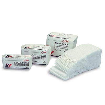 BV NON-STERILE GAUZE SWAB 5 X 5CM 12PLY (100's)