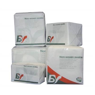 BV NON-STERILE NON-WOVEN SWABS 4PLY 5 X 5CM 100'S