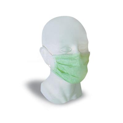 BV SURGEON'S FACE MASK WITH TIES GREEN 50'S