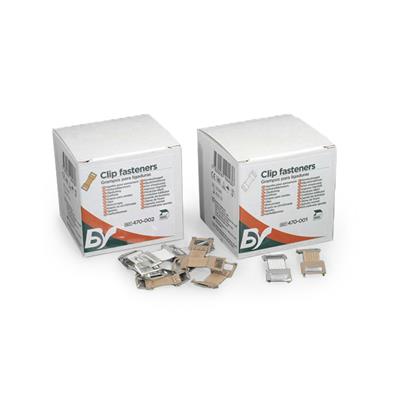 BV BANDAGE CLIP FASTENERS FLESH (100'S)