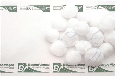 BV X-RAY DET. STERILE GAUZE BALLS F (25 x 5 Packs)