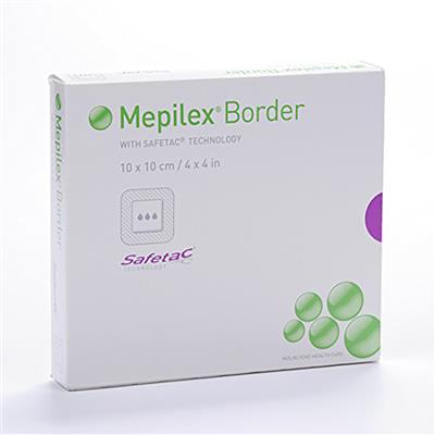 MEPILEX BORDER SILICONE FOAM DRESSING 10 X 10.5CM (BOX OF 10)
