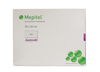 MEPITEL POLYAMIDE NET SILICONE DRESSING 20 X 32CM