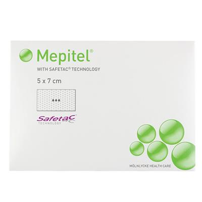 MEPITEL POLYAMIDE NET SILICONE DRESSING 20 X 32CM