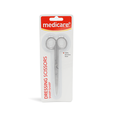 MEDICARE SHARP/ SHARP DRESSING SCISSORS 14CM