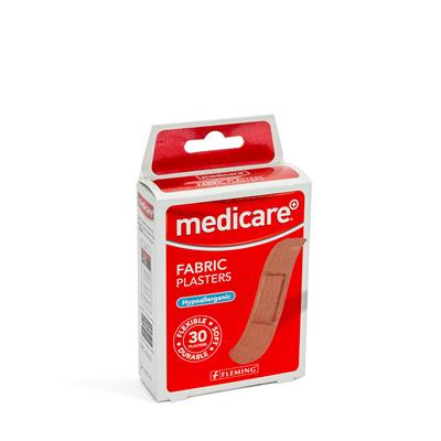 MEDICARE FABRIC PLASTERS 30'S (DISPLAY OF 10)