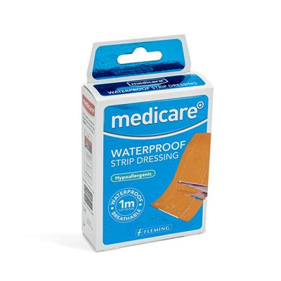 MEDICARE WATERPROOF STRIP 6CM X 10CM (DISPLAY OF 10)