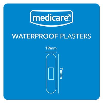 MEDICARE WATERPROOF PLASTERS 10'S (DISPLAY OF 30)