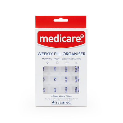 MEDICARE WEEKLY PILL ORGANISER