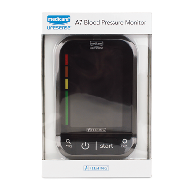 MEDICARE LIFESENSE A7 UPPER ARM BLOOD PRESSURE MONITOR