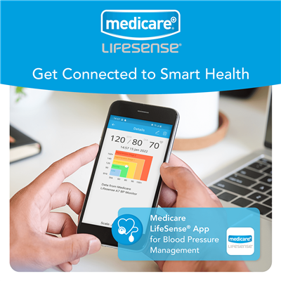 MEDICARE A7 LIFESENSE PLUS BLOOD PRESSURE MONITOR