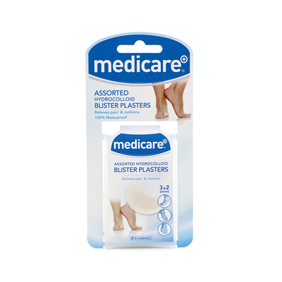 MEDICARE ASSORTED BLISTER PLASTERS 6s (DISPLAY OF 6)